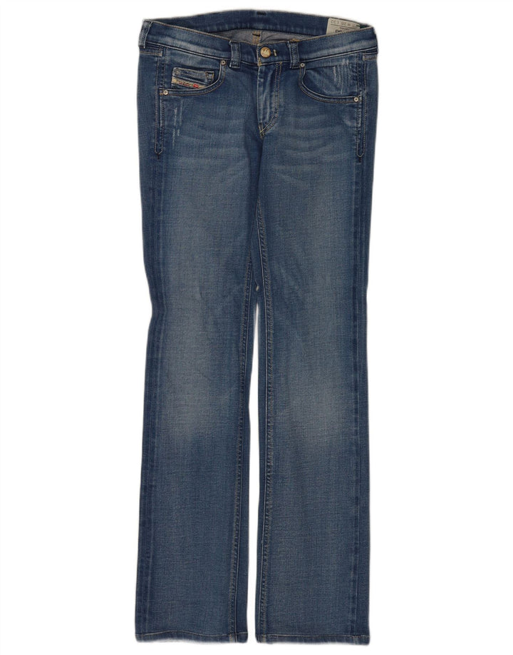 Diesel Womens Doozy Straight Jeans W26 L32 Blue Cotton
