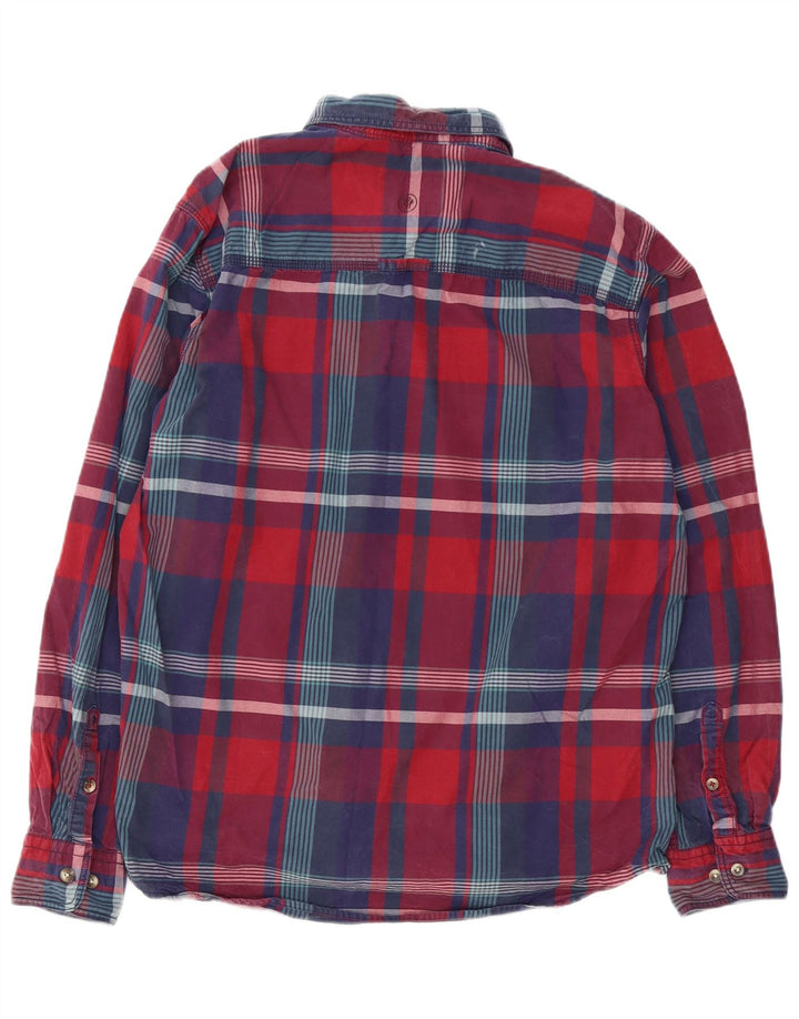 Fat Face Mens Classic Fit Shirt XL Red Check Cotton
