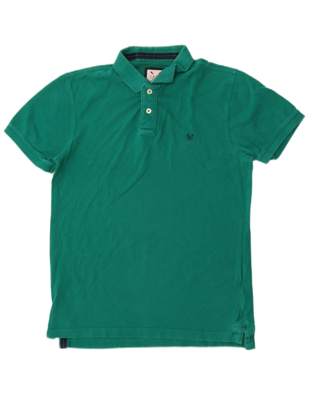Besætningstøj Herre poloshirt Medium grøn bomuld