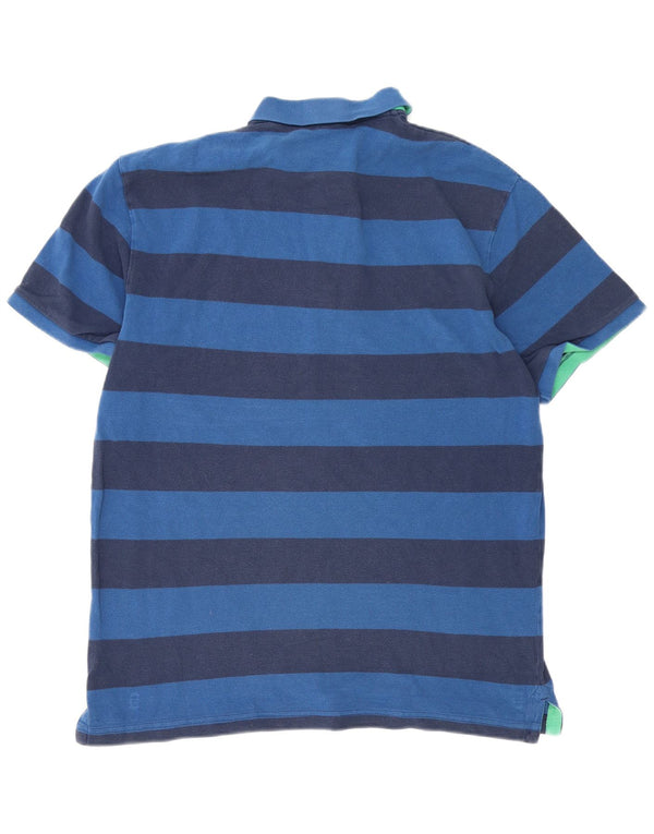 Gap herre poloshirt 2XL marineblå stribet bomuld