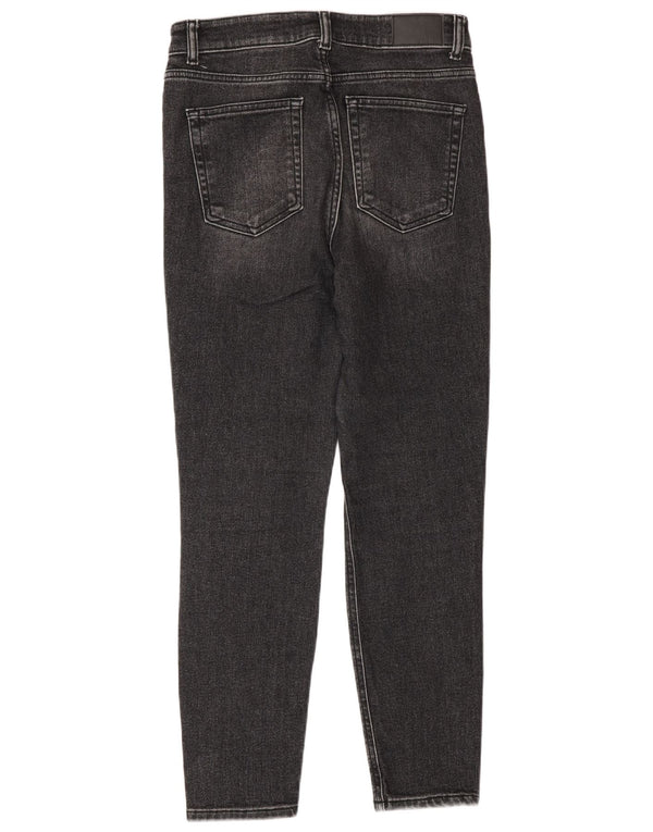 Zara Damen High Rise Skinny Jeans EU 40 Medium W30 L28 Grau
