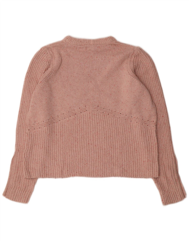Marks & Spencer Womens Per Una Boat Neck Jumper Sweater UK 14 Medium Pink