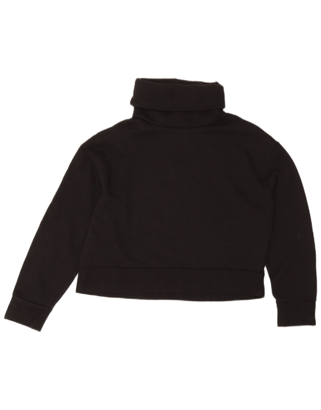 Zara Damen-Blusenoberteil, UK-Größe 46, Größe L, Schwarz, Baumwolle