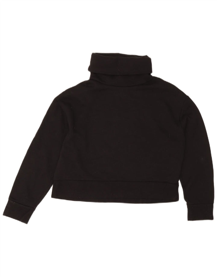 Zara Damen-Blusenoberteil, UK-Größe 46, Größe L, Schwarz, Baumwolle