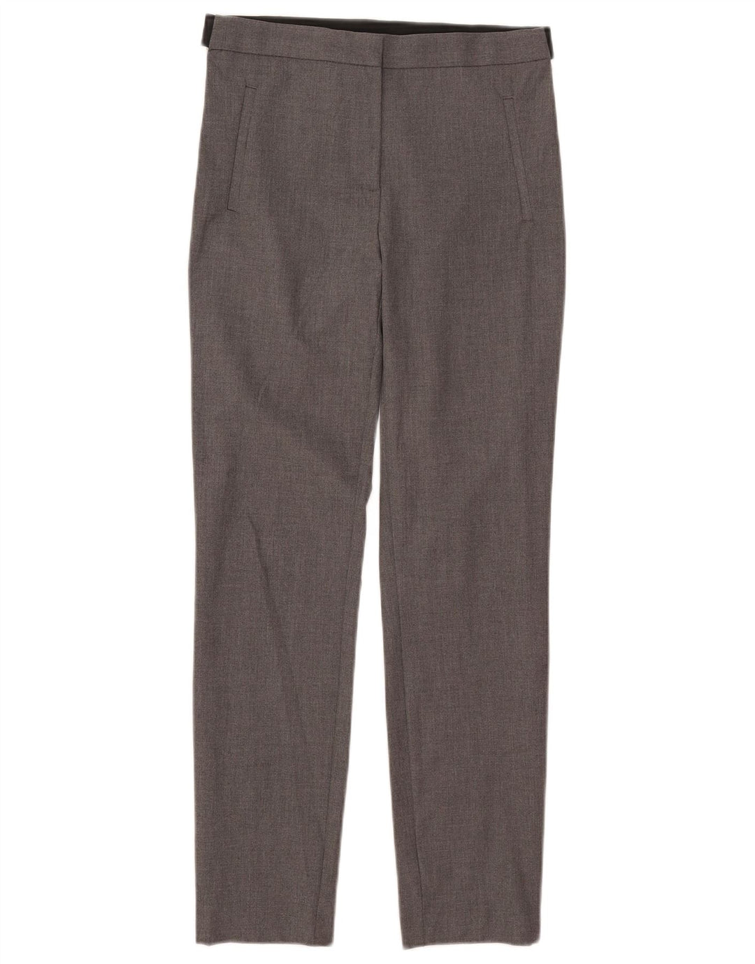 Zara Womens Slim Suit Trousers Medium W28 L27 Grey Polyester