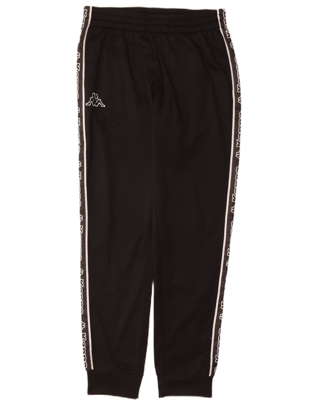 Kappa Pantalon de Survêtement Graphique Homme Joggers Petit Noir Polyester