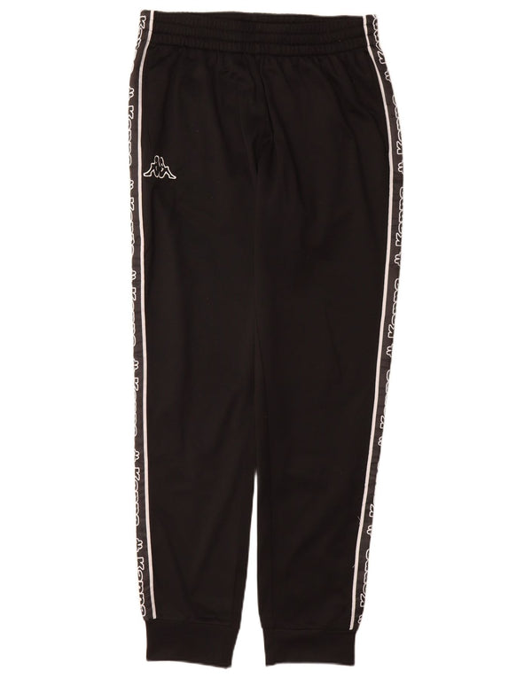 Kappa Pantalon de Survêtement Graphique Homme Joggers Petit Noir Polyester