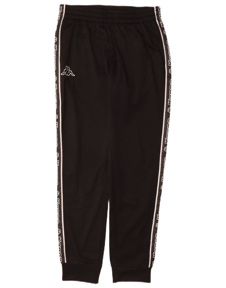 Kappa Pantalon de Survêtement Graphique Homme Joggers Petit Noir Polyester