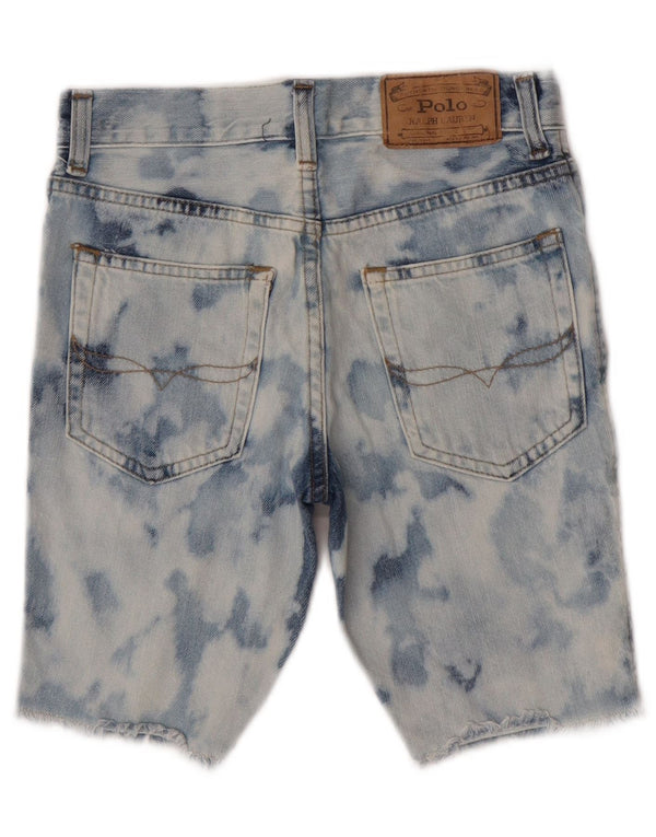 Τζιν σορτς Polo Ralph Lauren Boys Acid Wash 9-10 ετών W25 μπλε