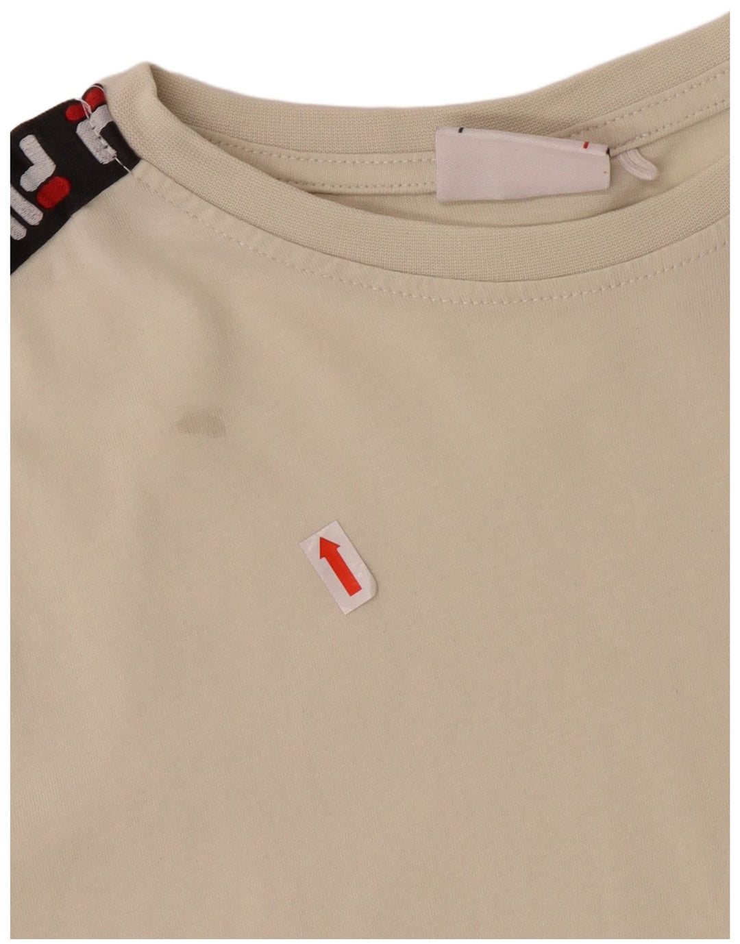 FILA Boys Graphic T-Shirt Top 13-14 Years Off White