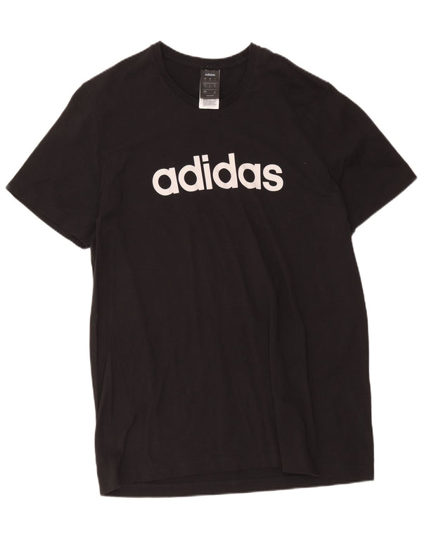 Adidas Herren Tall Graphic T-Shirt Top XL Schwarz Baumwolle