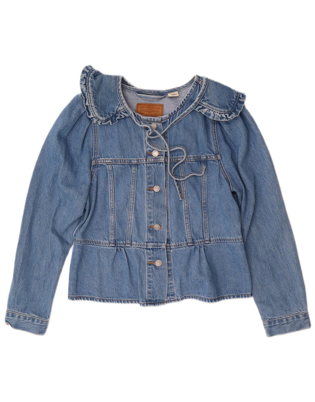 LEVI'S Girls Denim Jacket 11-12 Years Medium Blue