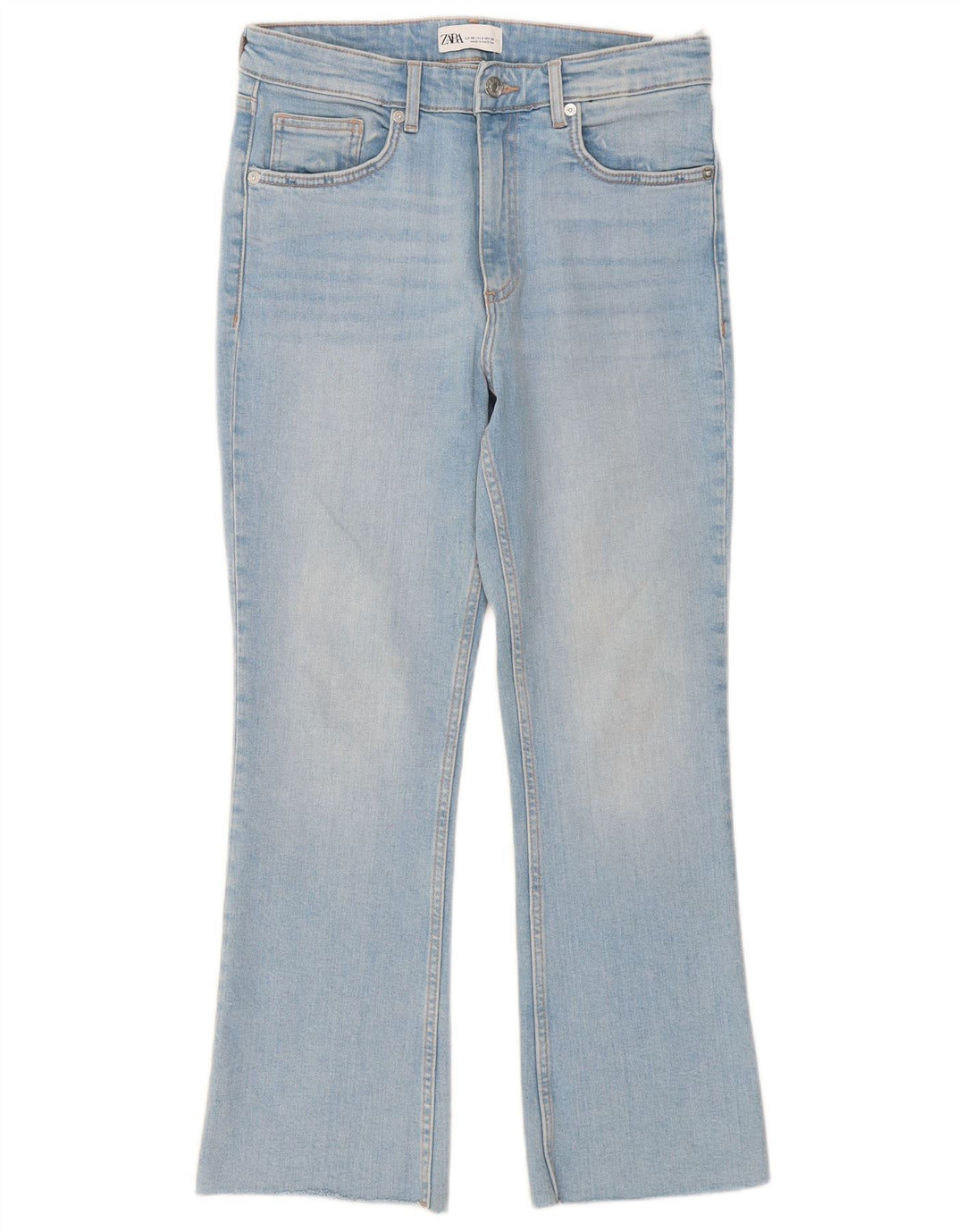 Zara Womens Bootcut Jeans EU 38 Small W28 L27 Blue