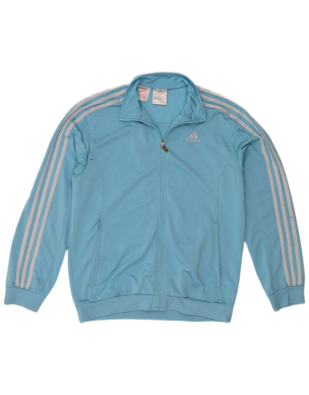 Adidas Drenge Træningsdragt Topjakke 13-14 År Blå Polyester