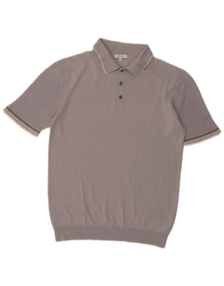 Reiss Polo Homme Gris Moyen Coton
