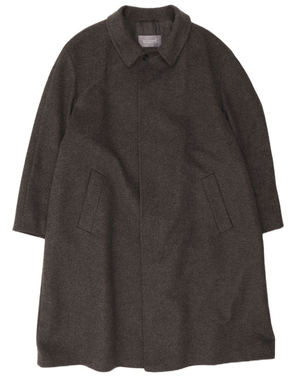 Abrigo Bugatti Hombre UK 42 XL Lana Gris