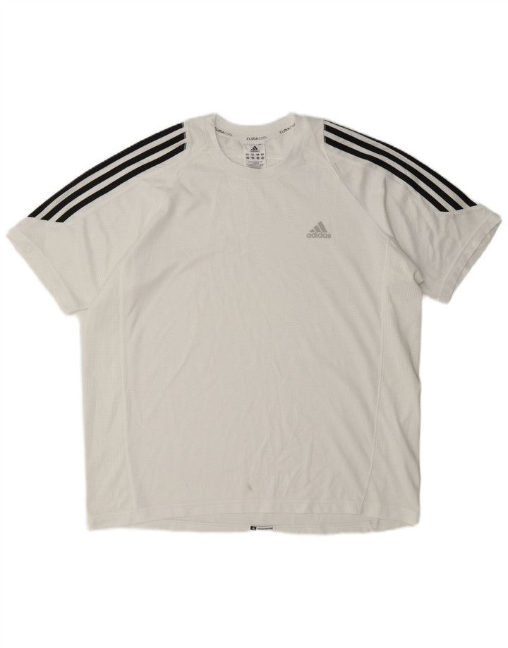 Adidas férfi Climacool póló felső nagy fehér poliészter