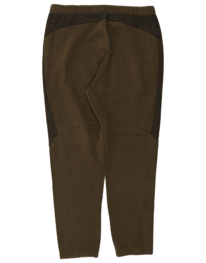 Puma Mens Tracksuit Trousers Large  Khaki Colourblock