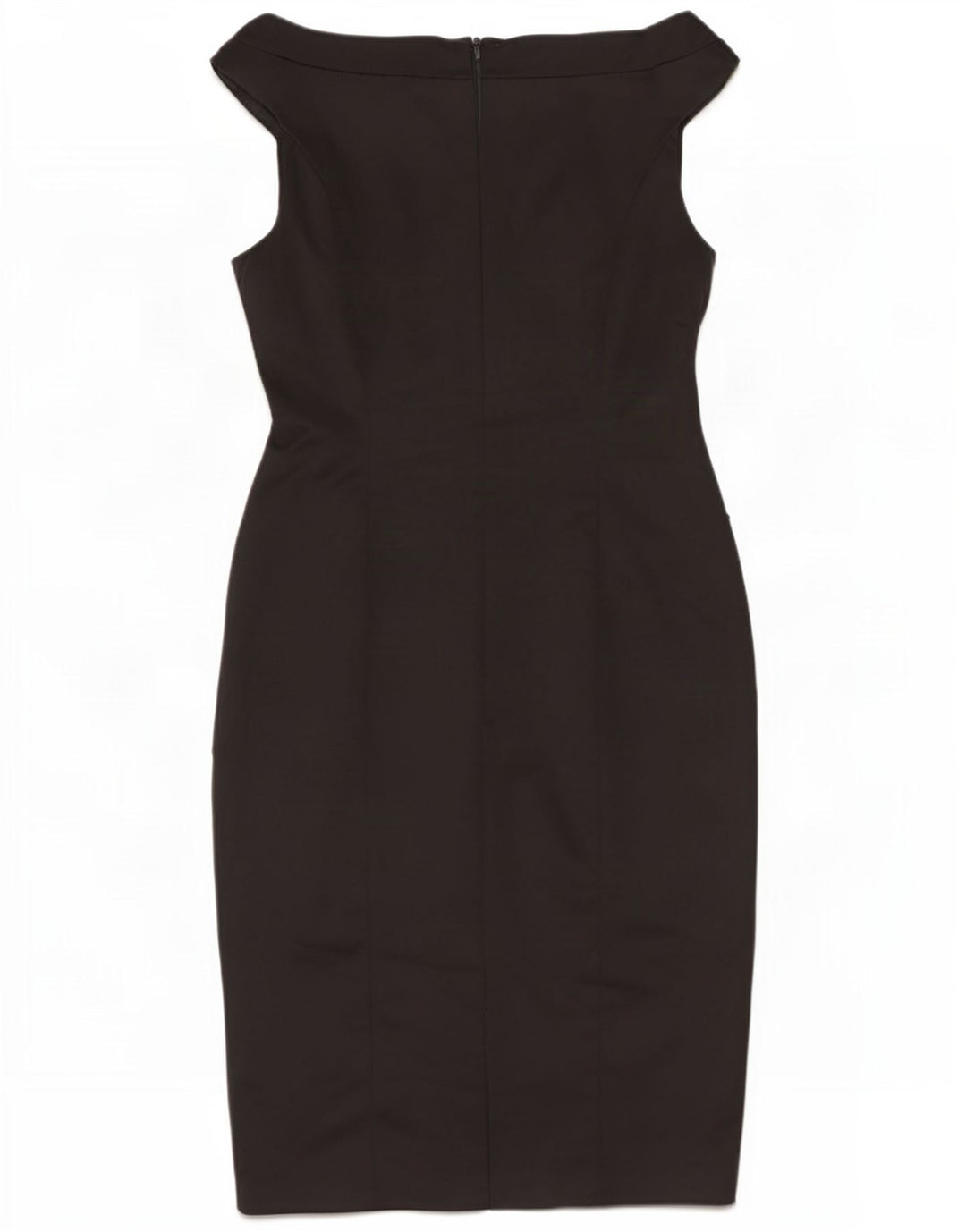 Coast Womens Off Shoulder Sheath Dress UK 12 Medium Black Acetate