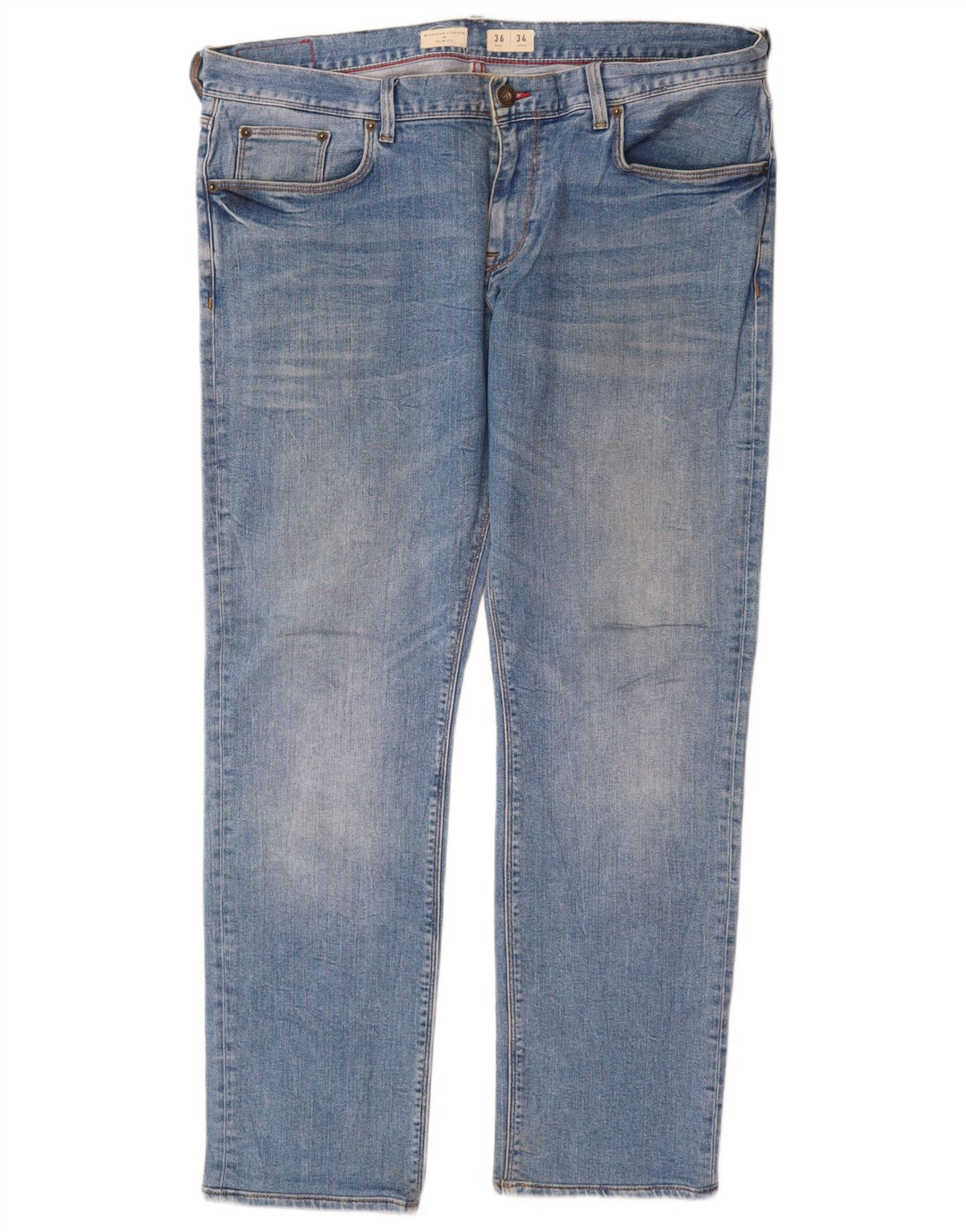 Tommy Hilfiger Mens Bleecker Slim Jeans W36 L30 Blue Cotton