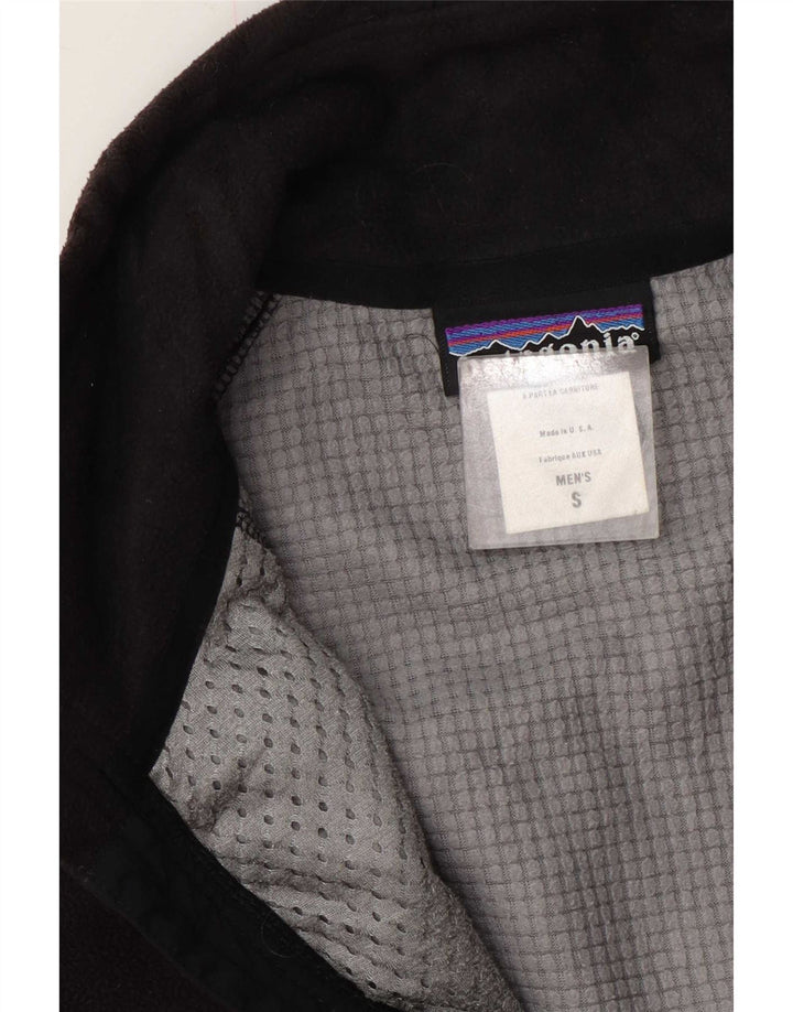 Patagonia Mens Fleece Jacket UK 36 Small Grey Polyester