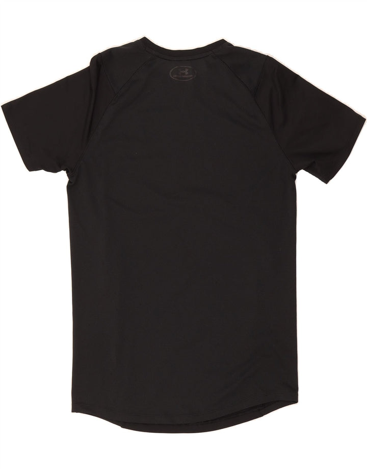 UNDER ARMOUR Mens Graphic T-Shirt Top Small Black Vintage Under Armour and Second-Hand Under Armour from Messina Hembry 