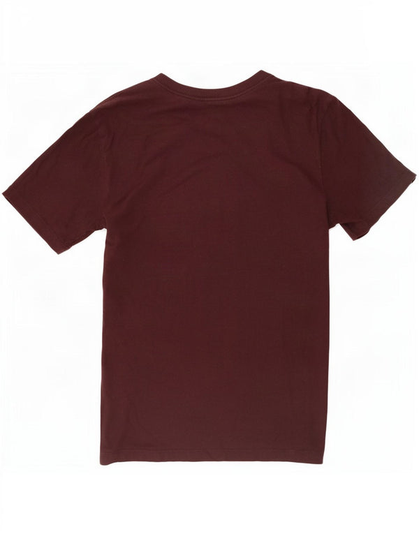 Męski T-shirt z grafiką Nike, duży, bordowy, bawełniany