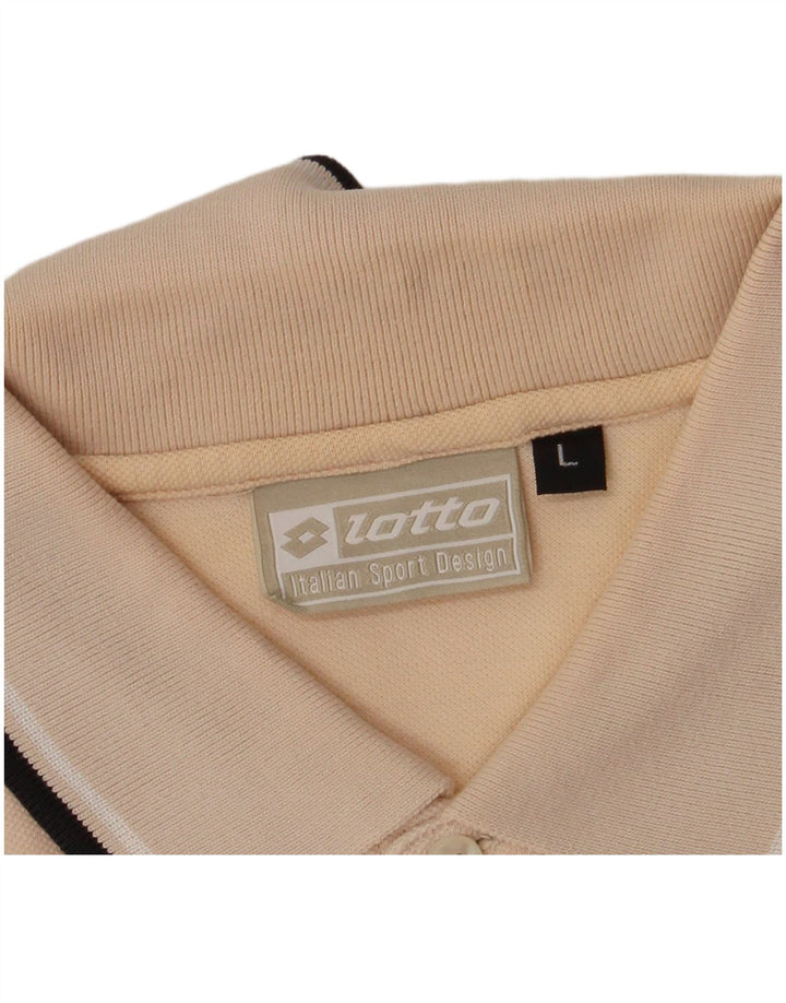 Lotto Mens Polo Shirt Large Pink
