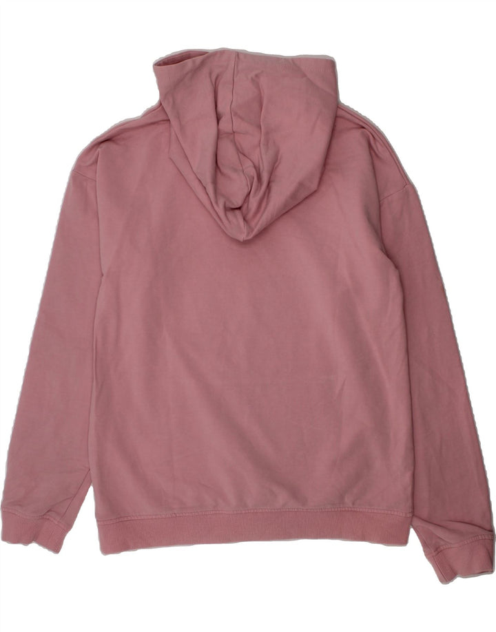 GUESS Girls Graphic Hoodie Jumper 11-12 Years Pink Cotton Vintage Guess and Second-Hand Guess from Messina Hembry 