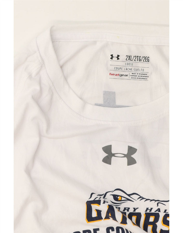 UNDER ARMOUR Herren Graphic Top Langarm 2XL Weiß