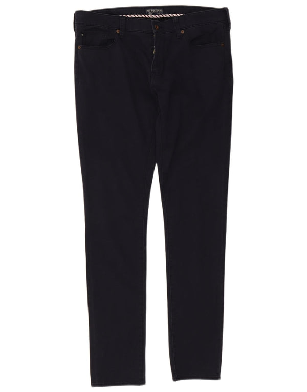 Polo Ralph Lauren Pantalon décontracté skinny pour femme W32 L32 Bleu marine Coton