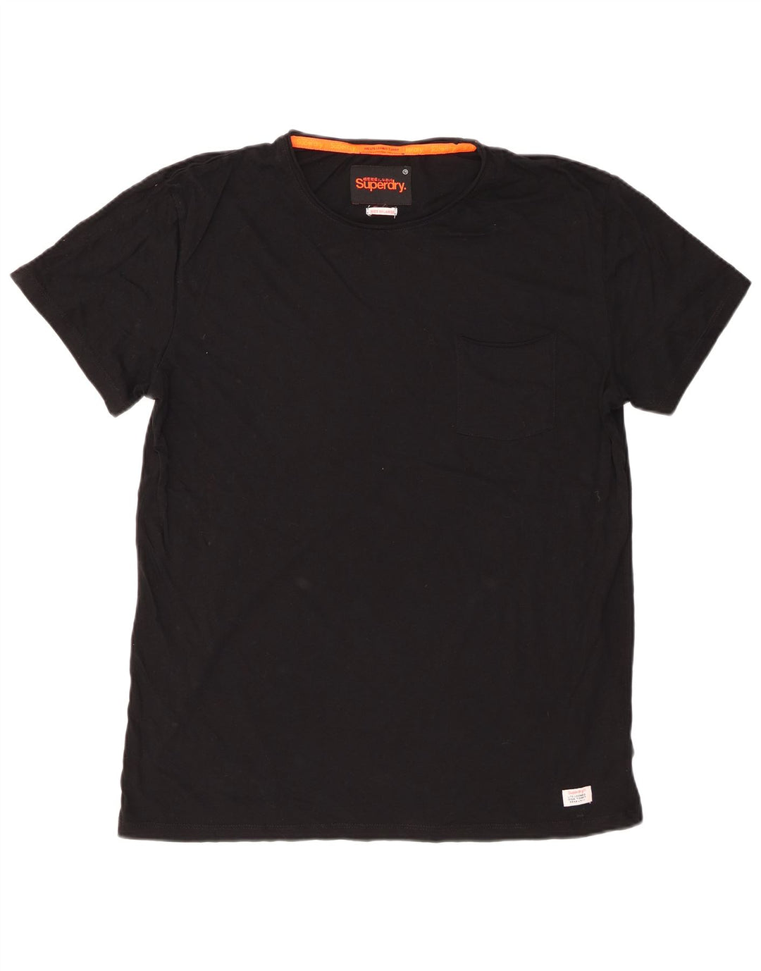 Superdry Mens T-Shirt Top 2XL Black Cotton