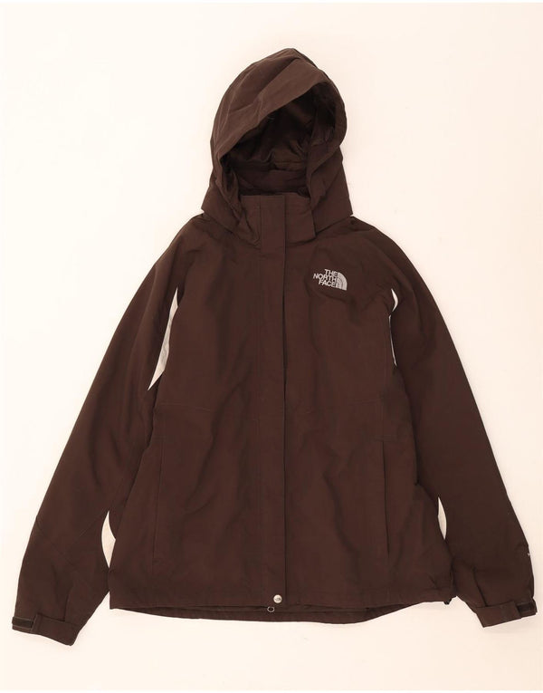 The North Face Chaqueta impermeable con capucha para mujer UK 40 XL Nylon color block marrón