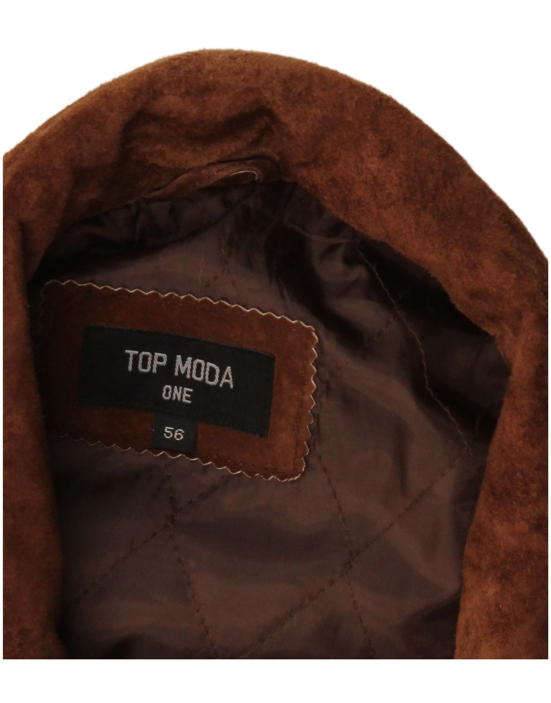 Vintage Mens Suede Windbreaker Coat IT 56 3XL Brown Leather