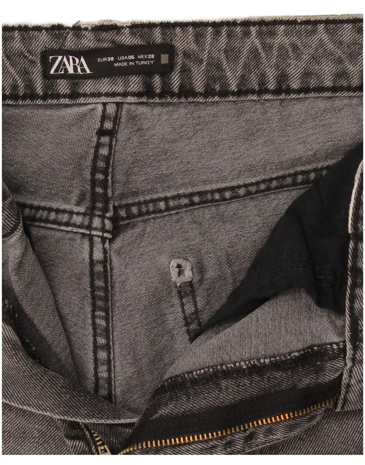 Zara Dame Slim Jeans EU 38 Small W28 L28 Grå