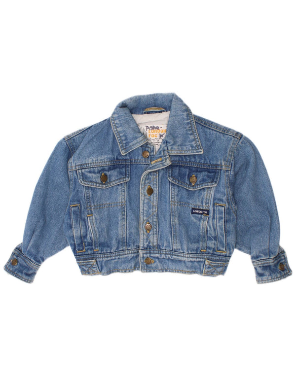London Fog Girls Τζιν μπουφάν 2-3 ετών Small Blue Cotton