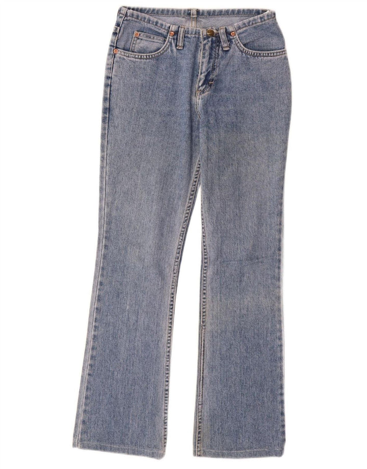 Lee Damen Bootcut-Jeans W27 L28 Blaue Baumwolle