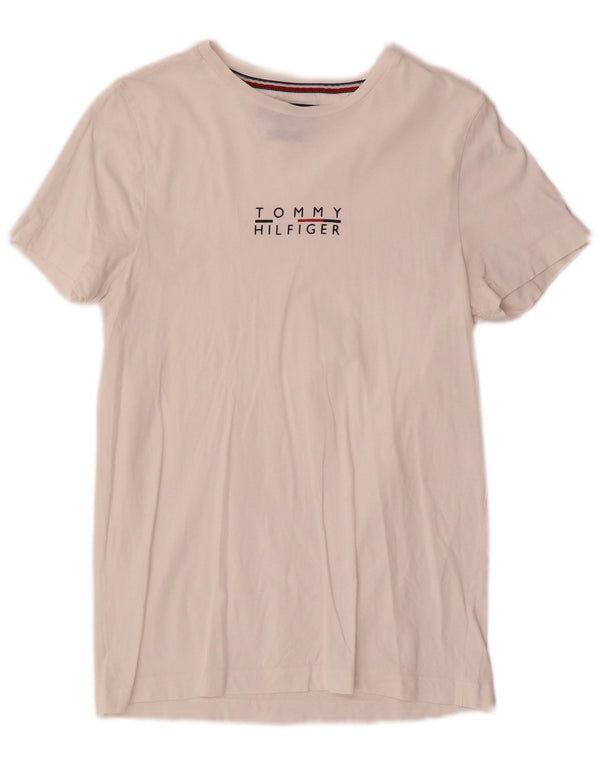 Женская футболка с рисунком Tommy Hilfiger Top UK 6 XS, белый хлопок