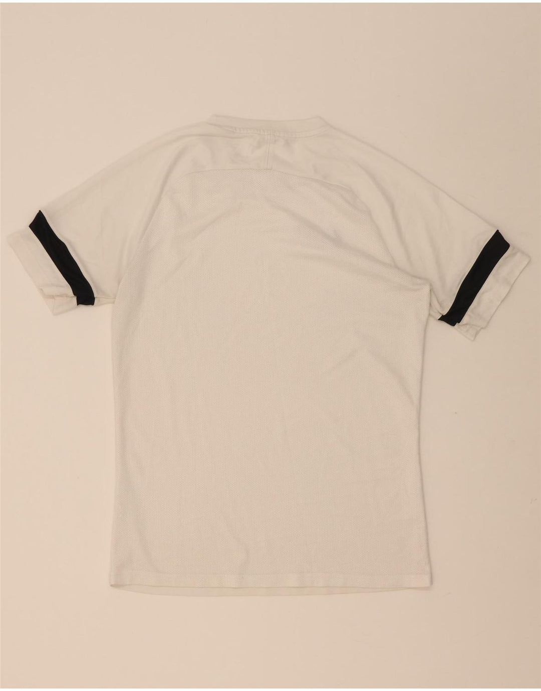 Nike Mens Dri Fit T-Shirt Top Medium White Colourblock