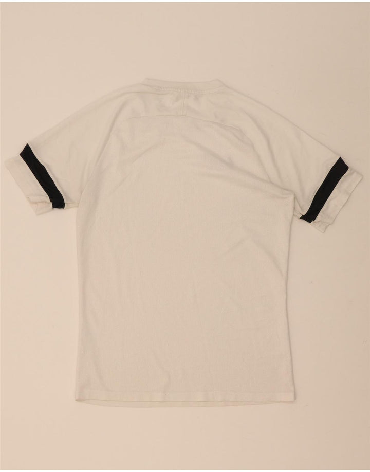 Nike Mens Dri Fit T-Shirt Top Medium White Colourblock
