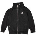 Giacca da ginnastica grafica da ragazzo Adidas 5-6 anni nera geometrica