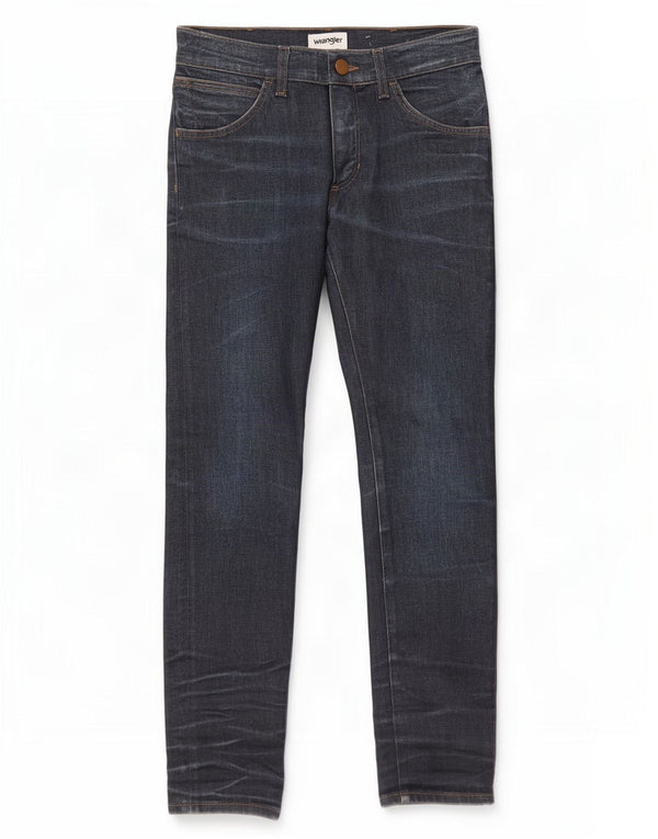 Jeans skinny Bryson da uomo Wrangler W30 L32 cotone blu navy