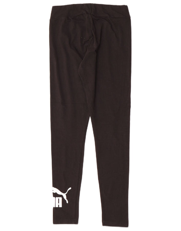 Leggings grafici da donna Puma UK 12 Medium Black Cotton Sports