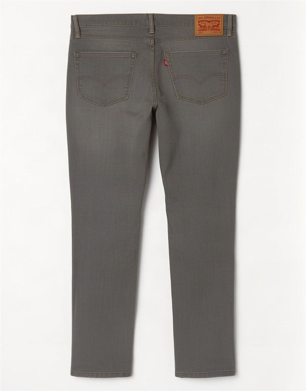 Męskie jeansy Levi's 511 Slim W36 L29 Szara bawełna