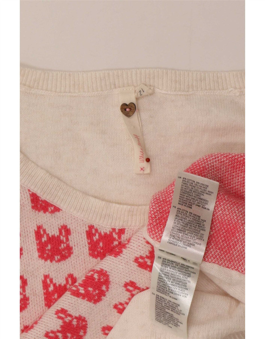 White Stuff Dame Boat Neck Jumper Sweater UK 12 Medium