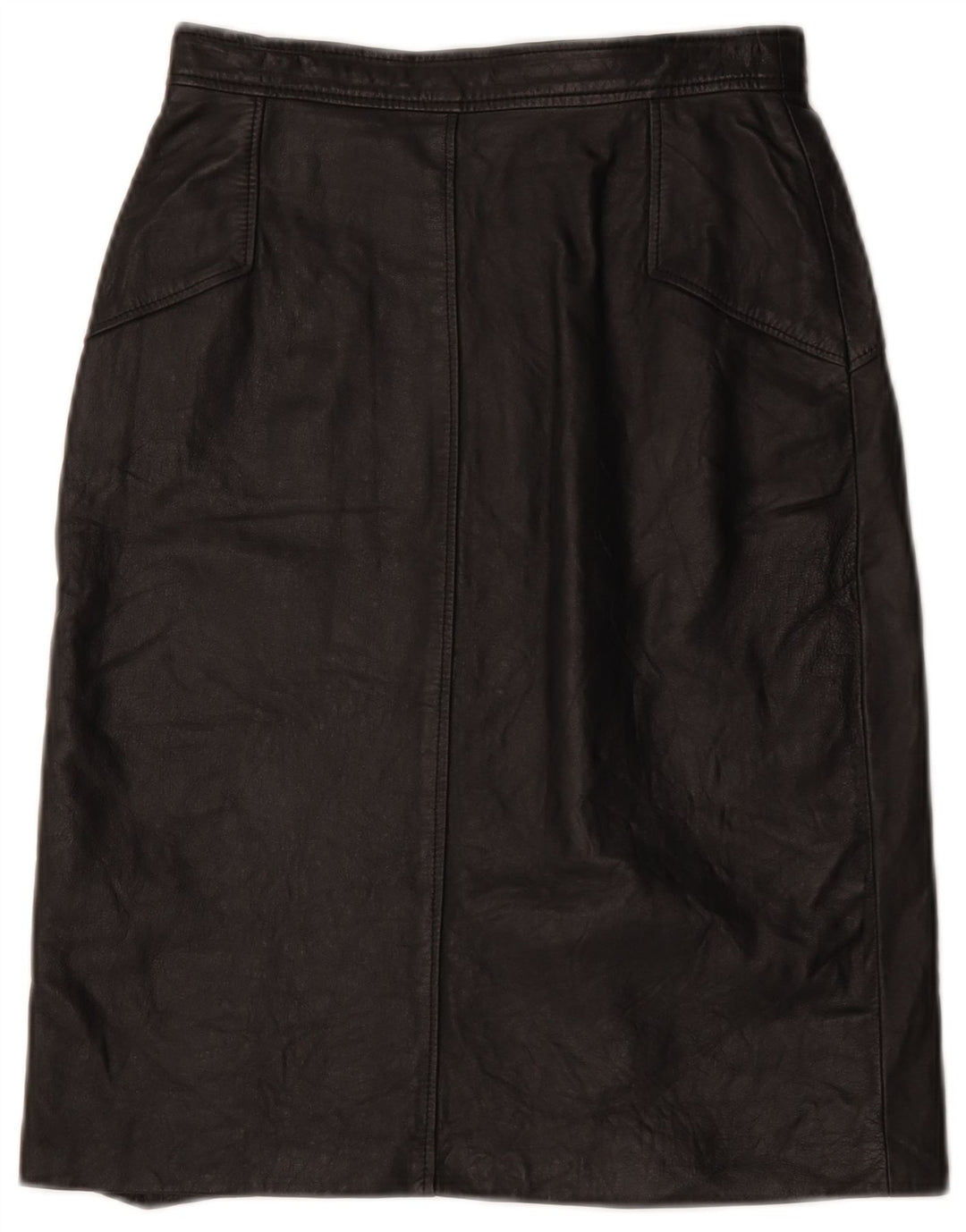 Винтажная женская прямая юбка EU 38 Medium W26, черная