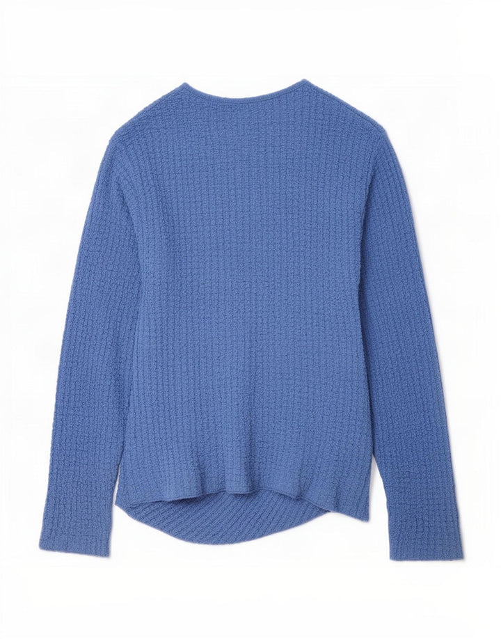 Zara Womens Top Long Sleeve UK 14 Large Blue