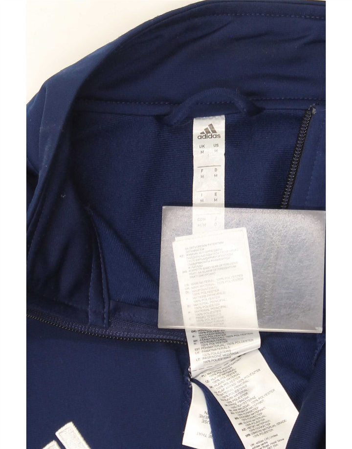 Adidas Veste de survêtement pour homme Bleu marine moyen Polyester