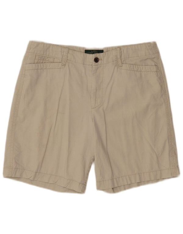 Pantaloncini casual da donna Ralph Lauren US 12 Large W34 Cotone beige