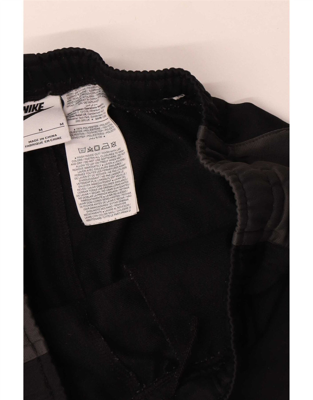Nike muške trenirke Hlače Joggers Medium Black Colourblock Poliester